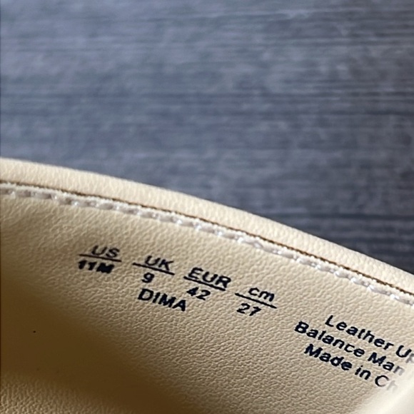 Franco Sarto Women Dima Heeled Sandals Size 11M Beige Leather Ankle Strap - Picture 13 of 15